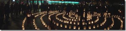 Allerheiligen - Lichter-Labyrinth mit Agnes Barmettler 2