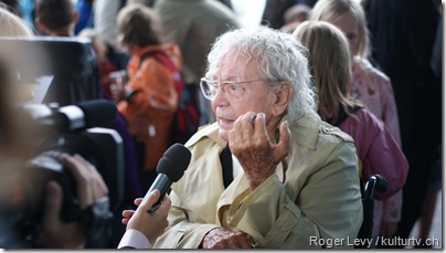 Hans Erni am 19. Juni 2009 in Luzern