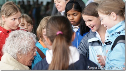 Hans Erni am 19. Juni 2009 in Luzern