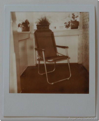 The First Picture with PX 600 Silver Shade / First Flush Monochrome Instant Pictures